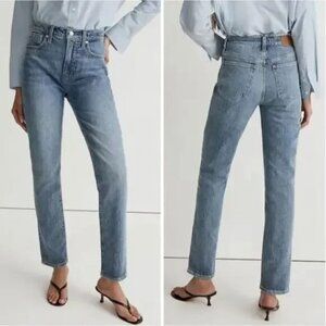 Madewell The Petite Perfect Vintage Jean Heathcote Light Wash Straight 24P